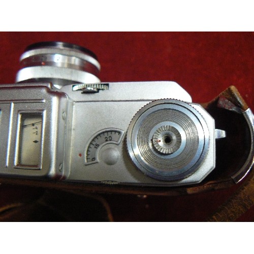 58 - RUSSIAN CCCP KIEV 4 35 MM CAMERA WITH JUPITER - 8M 2/50 LENS WITH CASE