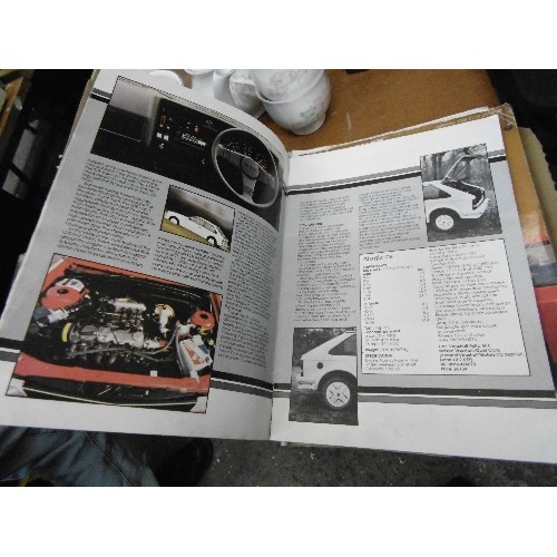 111 - VINTAGE PERFORMANCE CAR MAGAZINES 1970'S & 80'S. FEATURES SIERRA RS COSWORTH, BMW M3, FORD CAPRI CLU... 