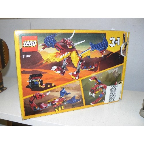 78 - LEGO. CREATOR 3-IN-1. WITH BOX. CONTENTS NOT BEEN CHECKED.