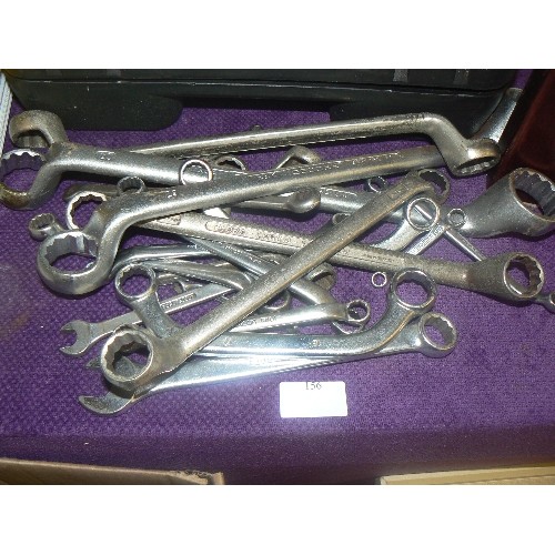 156 - DOUBLE-ENDED RING SPANNERS & COMBINATION SPANNERS.