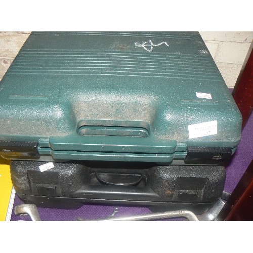 157 - POWER TOOLS. BLACK & DECKER KC9682CN 10MM, AND HITACHI KOKI DV 10DVA. BOTH WITH CARRY CASE AND CHARG... 