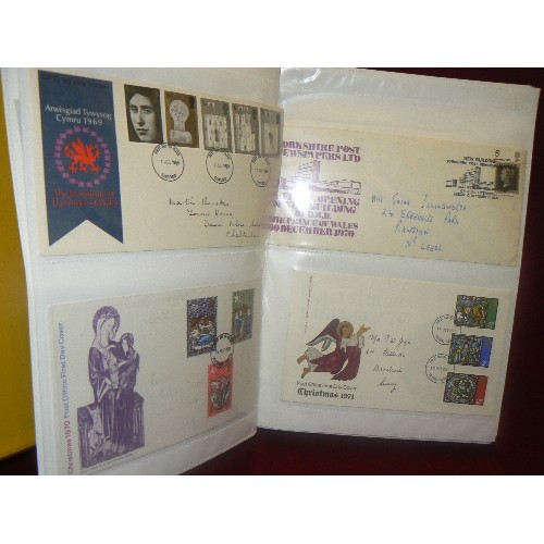 158 - FIRST DAY COVERS X 80, FROM 1965-2004. CONTAINED IN A LARGE RINGBINDER.