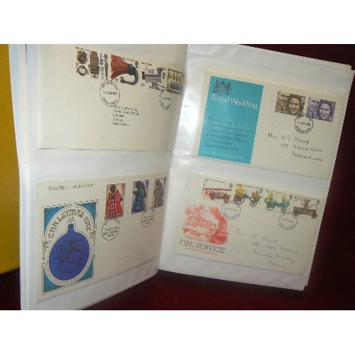 158 - FIRST DAY COVERS X 80, FROM 1965-2004. CONTAINED IN A LARGE RINGBINDER.