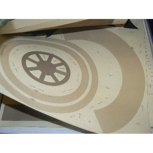 202 - 'THE ALL PAPER CLOCK' SELF-ASSEMBLEY KIT. WHICH APPARENTLY WILL WORK & TELL THE TIME! EASY PRE-CUT P... 