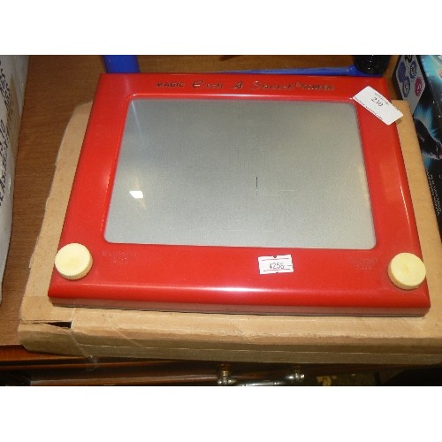 230 - RETRO-VINTAGE 'MAGIC ETCH-A-SKETCH SCREEN' WITH ORIGINAL CARDBOARD BOX FROM TORONTO-CANADA.