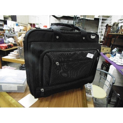 288 - DICOTA LAPTOP & DOCUMENT CASE ON WHEELS. APPEARS GOOD CONDITION.