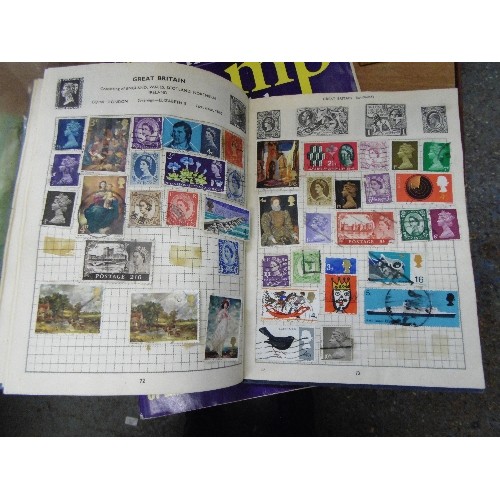 287 - STAMP COLLECTION. PELHAM JUNIOR STAMP ALBUM WITH CONTENTS, GIBBONS 'STAMP MONTHLY' JUNE 1991, AND LO... 