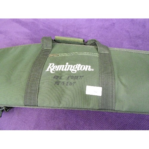 82 - REMINGTON EXPRESS AIR RIFLE, WITH SCOPE AND PROTECTIVE CASE.