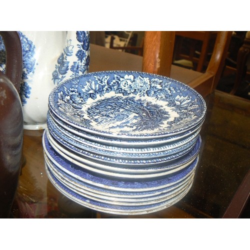 328 - BARRATTS 'ELIZABETHAN' COFFEE SET, ALSO STONEWARE FLAGON STAMPED 'A.TURGIS'