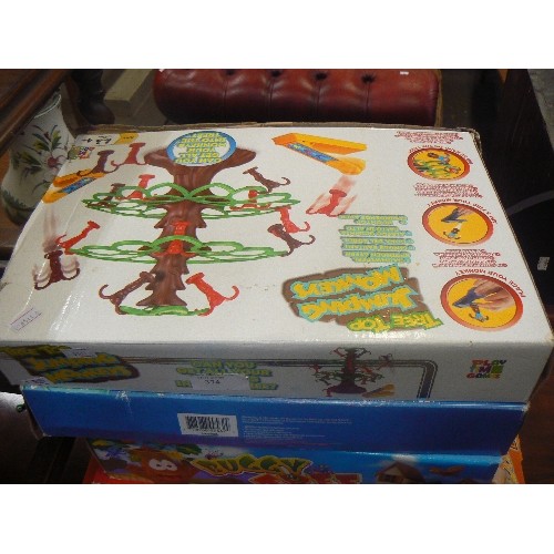 374 - BOXED GAMES. INCLUDES LEGO 'HARRY POTTER HOGWARTS' BUGGY TREE, SPEARS ''DON'T BUZZ THE WIRE' TREE-TO... 