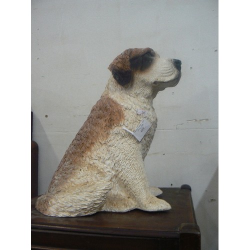 489 - LARGE CASTAGNA RESIN DOG FIGURE