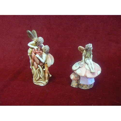 2 - 2 FAIRY FIGURINES WHICH ARE BOTH POTS