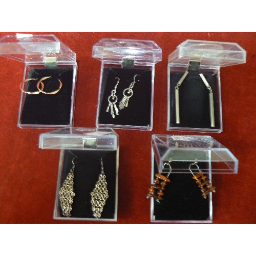 29 - 5 SETS OF BOXED EARRINGS