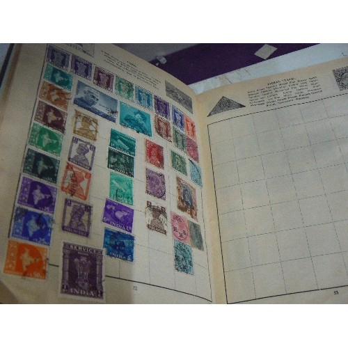 84 - 8 X STAMP ALBUMS WITH SOME CONTENTS.