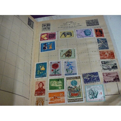 84 - 8 X STAMP ALBUMS WITH SOME CONTENTS.