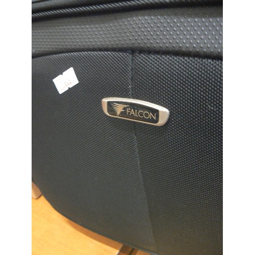 247 - LAPTOP AND DOCUMENT CASE ON WHEELS. FALCON. BLACK. GOOD CONDITION.