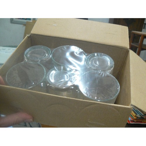 274 - 18 X NEW/PACKAGED LUMINARC DRINKING GLASSES. 3 SIZES-6 0F EACH.