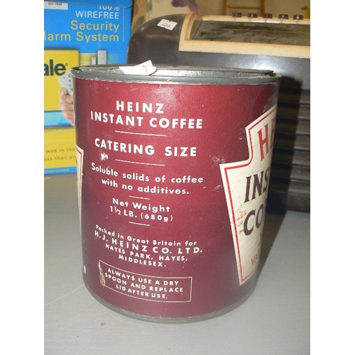 287 - VINTAGE HEINZ CATERING SIZE COFFEE TIN.