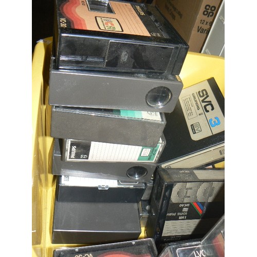 320 - QUANTITY OF VC-45 VIDEO CASSETTE RECORDING TAPES. INCLUDES LABELLED 'PINK PANTHER SHOW' 'MICHAEL CRA... 