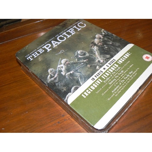 350 - BOXED SET. STEVEN SPIELBERG'S 'THE PACIFIC' WITH TOM HANKS. NEW/PACKAGED.