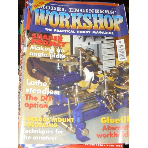 382 - 'MODEL ENGINEERS WORKSHOP' STACK OF MAGAZINES.