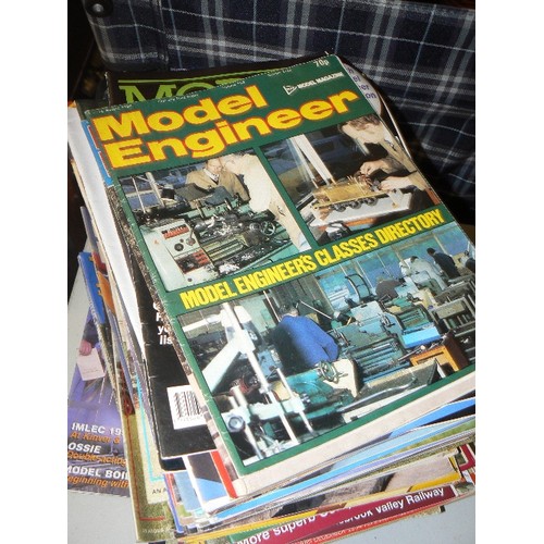 386 - MODEL ENGINEER. LARGE STACK OF MAGAZINES COVERING A HUGE RANGE OF TOPICS. MOSTLY 1980'S.