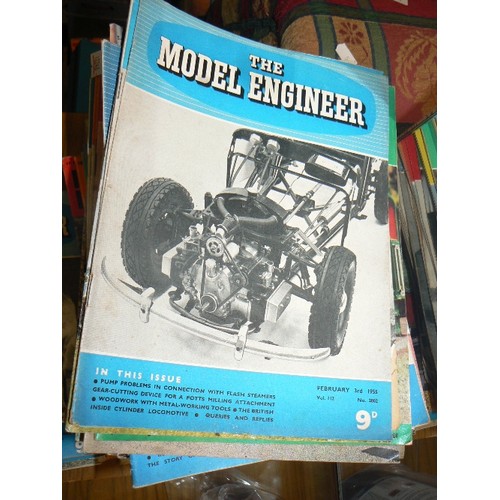 412 - LARGE STACK OF MODEL ENGINEER MAGAZINES FROM THE 1960'S AND 70'S