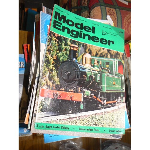 412 - LARGE STACK OF MODEL ENGINEER MAGAZINES FROM THE 1960'S AND 70'S