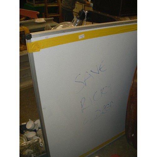 456 - 2 X LARGE OFFICE WHITE BOARDS.