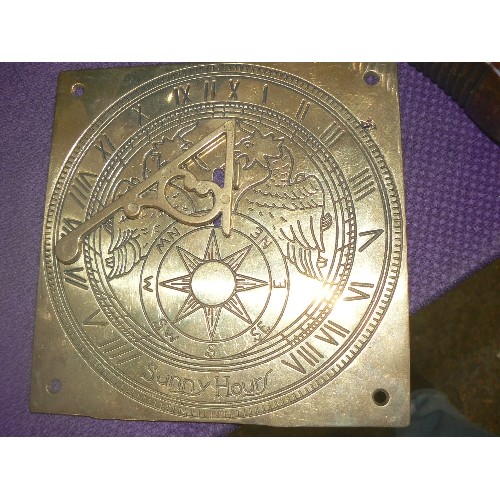 85A - BRASS SUNDIAL