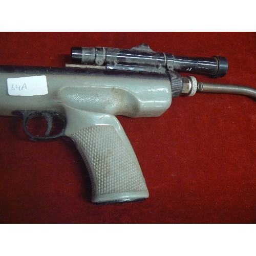 64A - VINAGE ORIGINAL .177 AIR PISTOL WITH BSA SCOPE