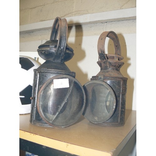 122A - LNER AND LMS RAILWAY LANTERNS