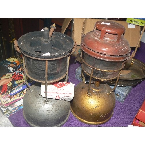 124B - 2 VINTAGE TILLEY LAMPS