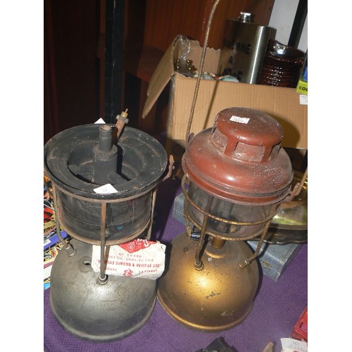 124B - 2 VINTAGE TILLEY LAMPS