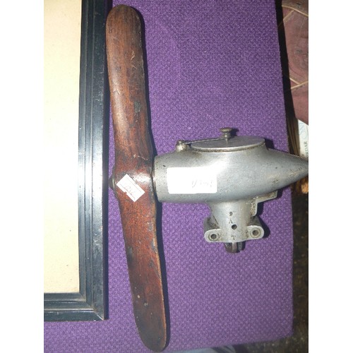 145A - VINTAGE WOODEN PROPELLER