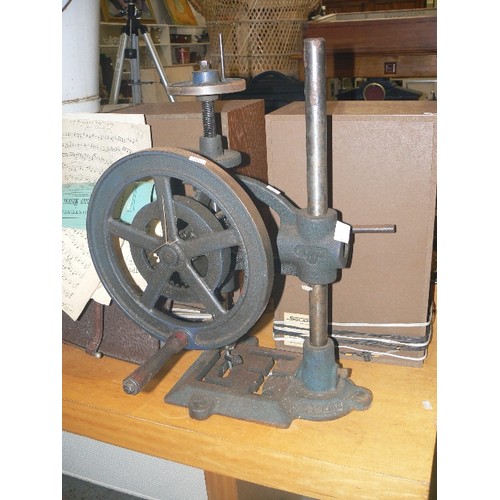 239A - ANTIQUE UNION MANUAL BENCH PILLAR DRILL