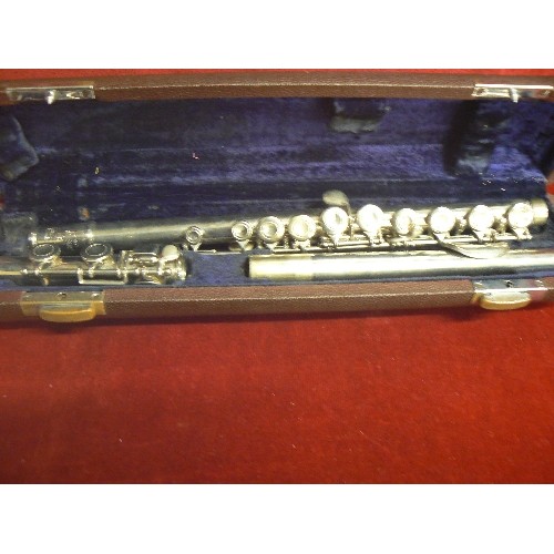 5 - A FLUTE BY BUNDY OF SELMER U.S.A.CONCERT OR ALTO IN IT`S CASE