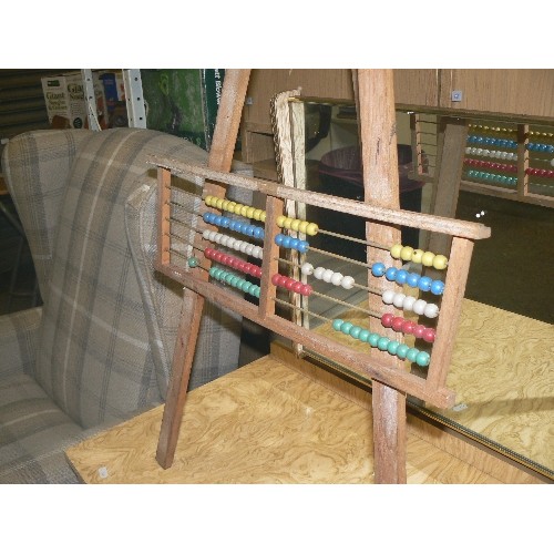 440E - VINTAGE ABACUS ON EASEL