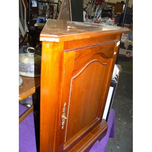 196 - CORNER CUPBOARD, HIGH GLOSS (MATCHES LOT 181)