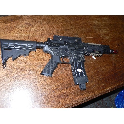 201 - BB GUN,  AIR SOFT ELECTRIC GUN, TACTICAL CARBINE M44 6mm BB, CQ 80205