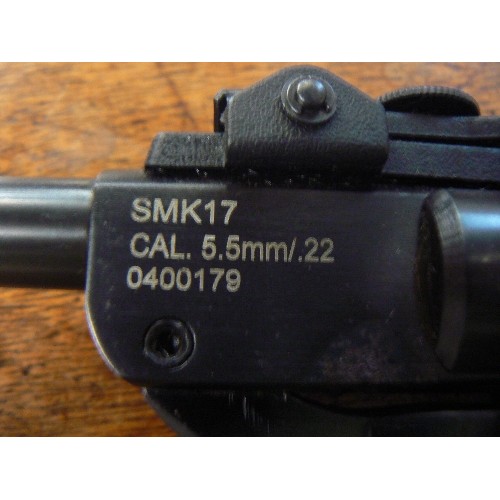 199 - SMK 17.22 AIR RIFLE WITH SCOPE.