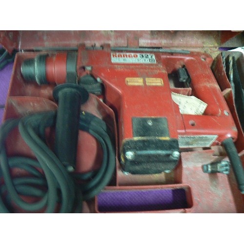 84 - KANGO 327 HAMMER DRILL. 240V. WITH CASE, BITS ETC.