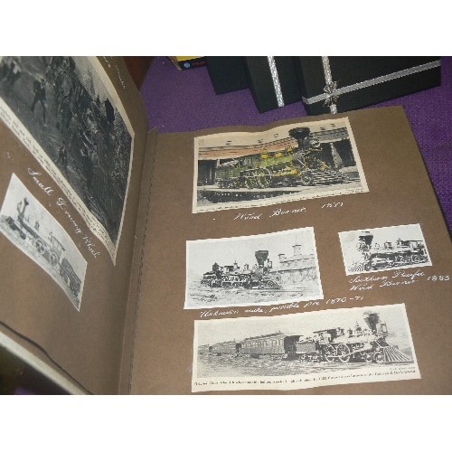 136 - 'LOCOMOTIVES OF THE LNER' LOVELY VINTAGE HAND-WRITTEN PROJECT, INCLUDES DIAGRAMS & PHOTOGRAPHS. ALSO... 