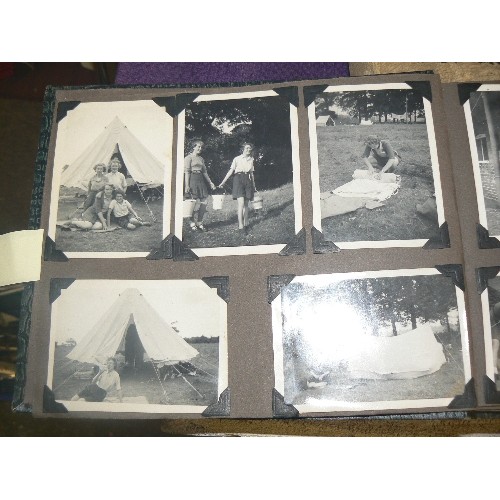 137 - 2 VINTAGE 1950'S PHOTOGRAPH ALBUMS, CONTAINING MOSTLY NORTH RIDING TRAINING COLLEGE GROUP PHOTOGRAPH... 