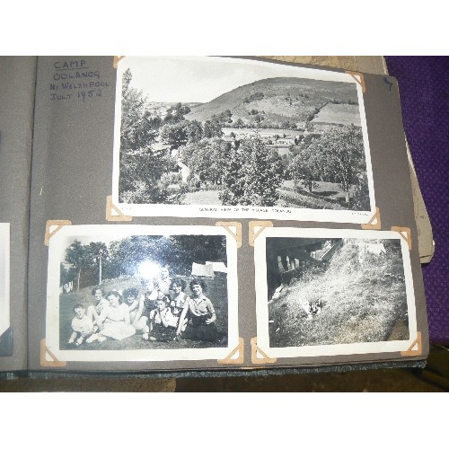 137 - 2 VINTAGE 1950'S PHOTOGRAPH ALBUMS, CONTAINING MOSTLY NORTH RIDING TRAINING COLLEGE GROUP PHOTOGRAPH... 