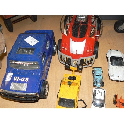 215 - COLLECTION OF  PLAYWORN MODEL CARS