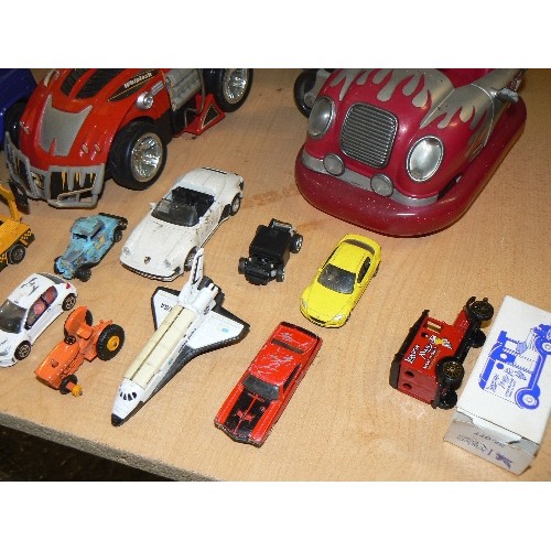 215 - COLLECTION OF  PLAYWORN MODEL CARS