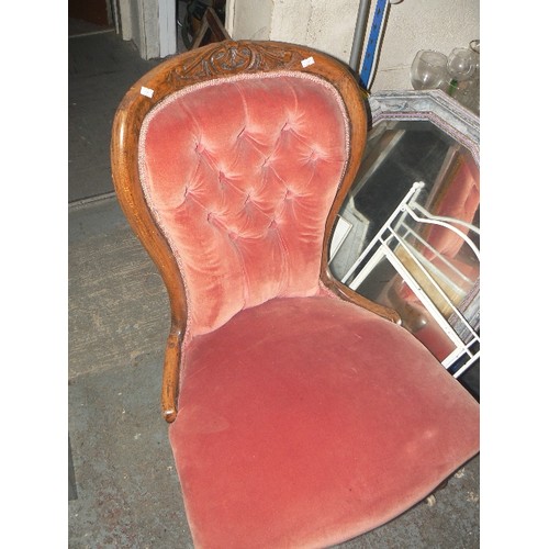 407A - LOVELY QUALITY BEDROOM CHAIR