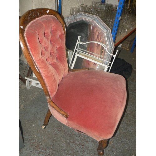 407A - LOVELY QUALITY BEDROOM CHAIR