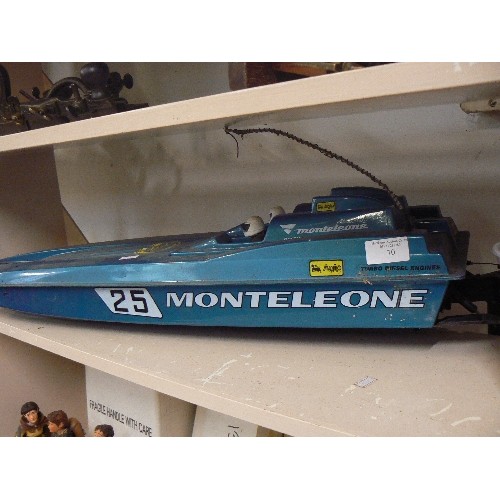 70 - RADIO CONTROLLED BOAT. 'MONTELEONE OFFSHORE RACING TEAM' No 25.